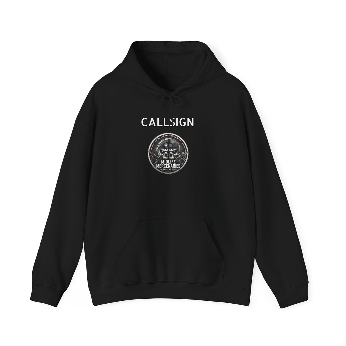 Midlife Mercenaries Personalised Callsign Hoodie — Bravo Team