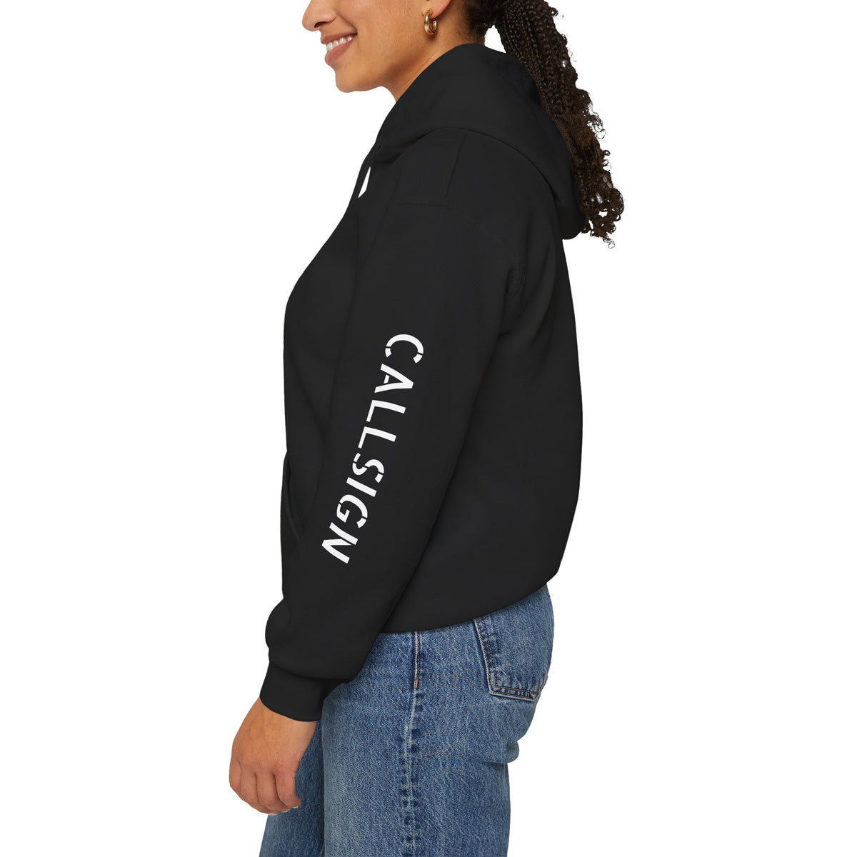 Midlife Mercenaries Personalised Callsign Hoodie — Sleeve Print