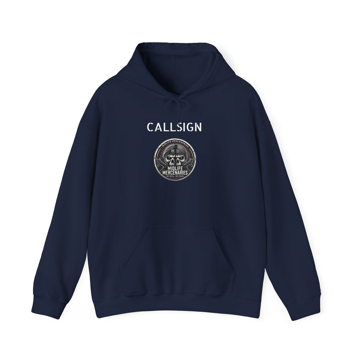 Midlife Mercenaries Personalised Callsign Hoodie — Bravo Team