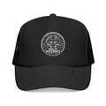 Midlife Mercenaries Skull Patch Foam Trucker Hat