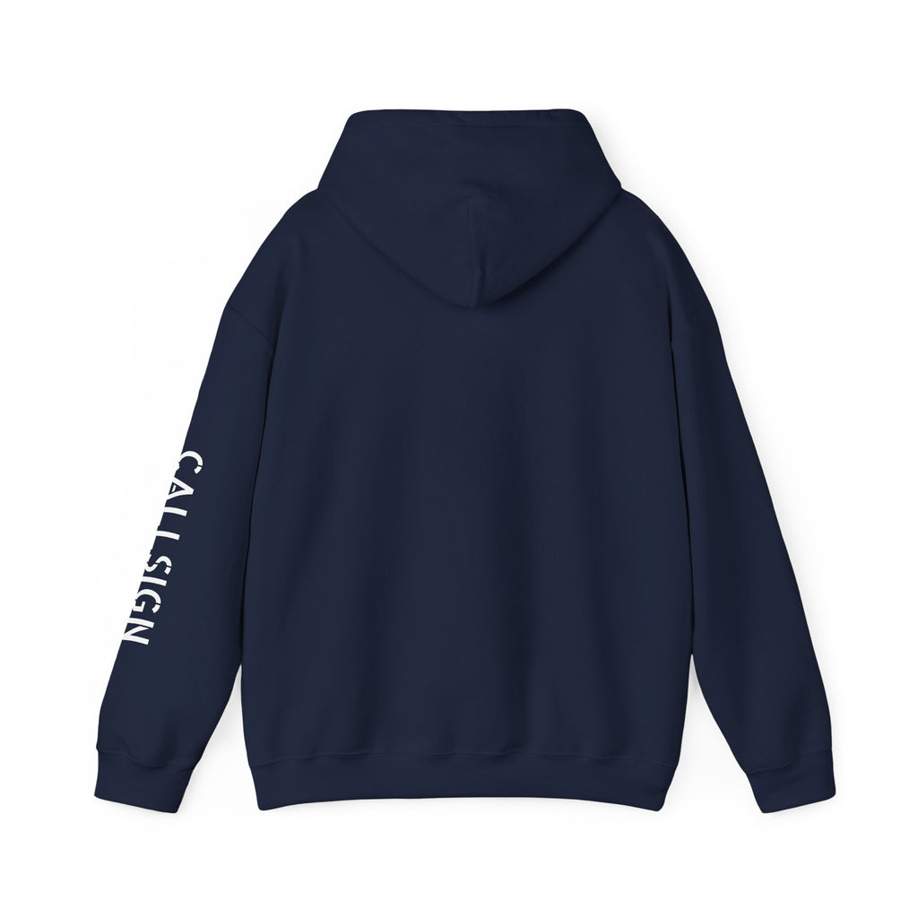 Midlife Mercenaries Personalised Callsign Hoodie — Sleeve Print