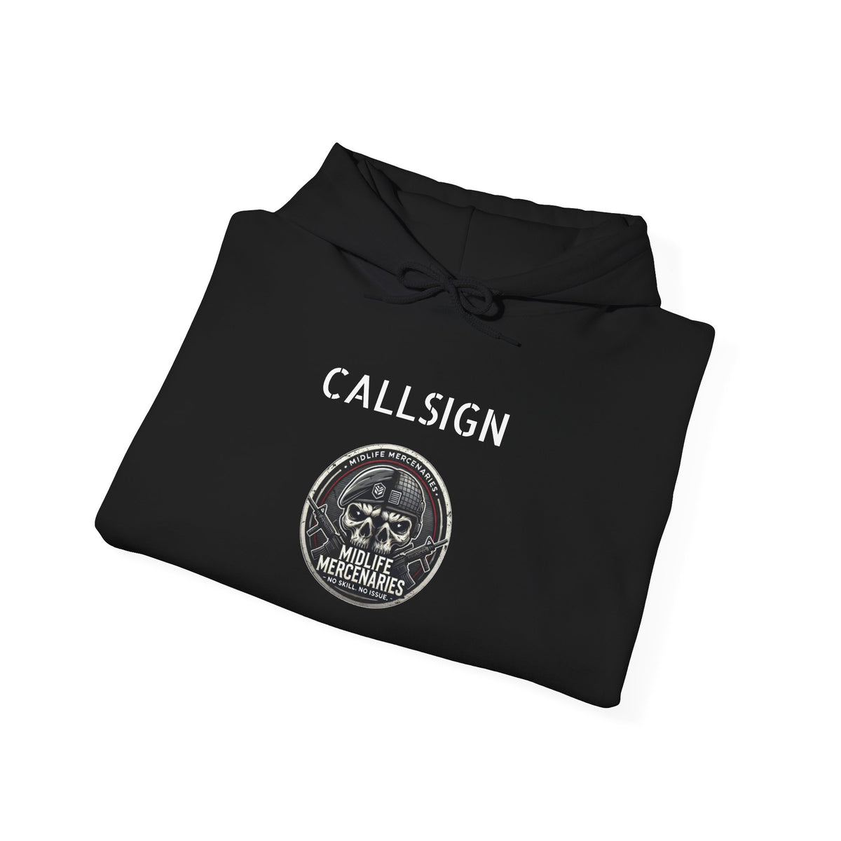 Midlife Mercenaries Personalised Callsign Hoodie — Bravo Team