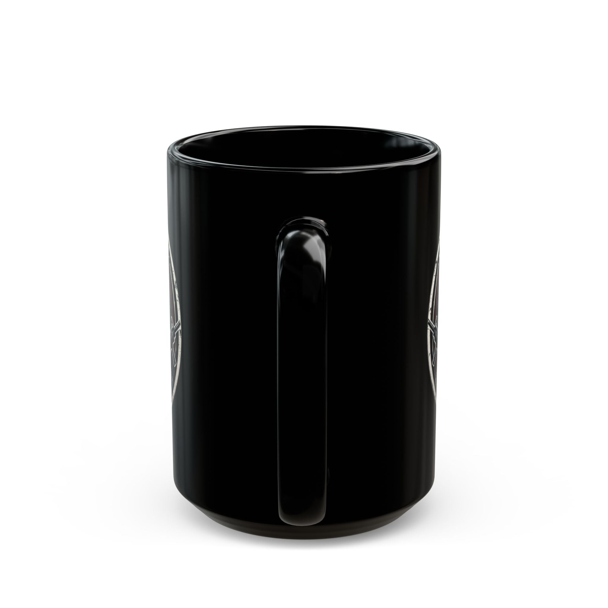 Midlife Mercenaries Skull Coffee Mug — Military Veteran Humor 11oz/15oz Black Mug