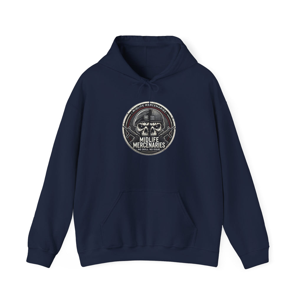 Midlife Mercenaries Personalised Callsign Hoodie — Back Print